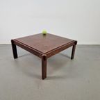 Vintage Minimalistisch Design Wengé Salontafel ‘70 Denmark thumbnail 11