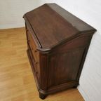 Antieke Franse Secretaire, Wandkast, Ladekast Bureau | Commode thumbnail 9