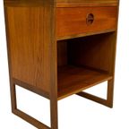 Vintage Arne Wahl Iversen Bijzettafel Nachtkastje 60's Teak thumbnail 16