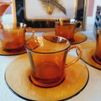Duralex France Kop En Schotel Okergeel Vintage thumbnail 8