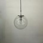 Large Limburg Glashütte Hanging Lamp Globe 1970S Germany thumbnail 12