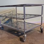 Vintage IKEA Tunsta Trolley Niels Gammelgaard Audiomeubel thumbnail 5