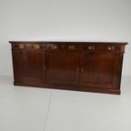 Engelse Mahoniehouten Dressoir / Dressoir Uit Het Begin Van De 20E Eeuw - Camp Van Messing thumbnail 10