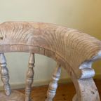 Engelse Countryhouse Bureaustoel Stoel 19e Eeuws thumbnail 5