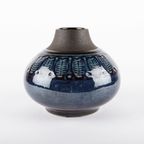 Set Of Two Ceramic Vases Designed By Einar Johansen For Søholm Stentøj, Denmark 1960’s. thumbnail 2