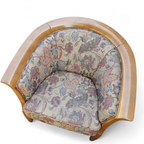 2 X Armchair / Club Chair / Floral Fabric / 1980s thumbnail 10