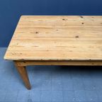 Oude Grenenhouten Cafe Tafel thumbnail 5