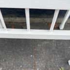 Leuk Wit Geschilderd Oud Theekastje Met Los Spiegel Dienblad 61 Cm Breed thumbnail 3
