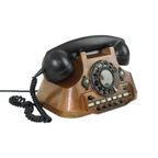 Oude Ericcson Draaischijf Telefoon Rood Koper Bakeliet Jaren 40 thumbnail 3