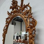 Grote Vintage Barok Brocante Rococo Spiegel Schouwspiegel 01 thumbnail 8