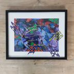 Abstracte Kleurrijke Schilderijen Van Rotterdamse Kunstenares Zippora Mijer (52,5x42,5cm) (per Stuk) thumbnail 7