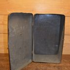 Antieke Lithografische Trommel Met Winterse Taferelen – Wed. J. Bekkers Dordrecht – Lunchtrommel thumbnail 9