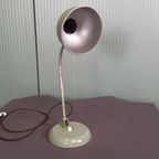Bureaulamp Militair Met Kogelgewricht (Vintage) thumbnail 3
