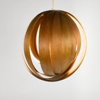 Mid Century Modern - Moon Lamp - Verner Panton Stijl - Teak - 60'S thumbnail 2