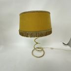 Mid-Century Brass Spiral Table Lamp , 1950’S thumbnail 15