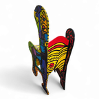 Oversized Decorative Wooden Wing Chair thumbnail 17