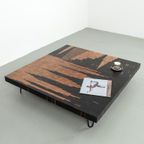 Salontafel Met Mozaïek In Hout thumbnail 4