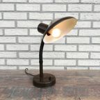 Vintage Bureaulamp Bruin thumbnail 3