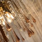 Roze Teardrop Murano Vintage Lamp thumbnail 6