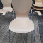 Set 4 Bingo Eetkamerstoelen Vlinderstoel Retro Design Stoelen thumbnail 11