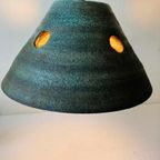 Jaren 70 Groene Keramiek Hanglamp , West Germany thumbnail 7