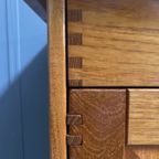 Teak Hallway Cabinet 2 Doors 2 Drawers 1980S. thumbnail 7