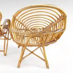 Vintage Design Rotan Fauteuil , Rohé Noordwolde, 1960S thumbnail 5