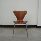 Chairs By Arne Jacobsen For Fritz Hansen Set Of 4, 1960s thumbnail 2
