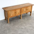 Brutalist Dressoir | Sideboard | Eiken | Jaren 60 | Deens thumbnail 2