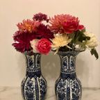 Prachtige Delfs Blauwe Vaas Van Royal Sphinx By Boch Belgium thumbnail 6