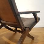 Brutalist Folding Chair Van Angel Pazmino 1974 thumbnail 11