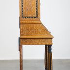 Rijk Gedecoreerde En Ingelegde Antieke Italiaanse Secretaire In Moorse Stijl, Ca. 1860 thumbnail 6