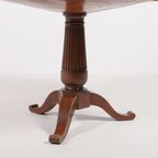 Italian Spectacular Veneer Finish Round Dining Table, 1930’S thumbnail 7