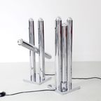 Qa41 – Sigma – Verchroomde Buizen Tafel Lampen Of Vloerlampen thumbnail 5