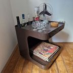 Vintage Bar Tafel Trolley, Als Drankentafel Of Platenspeler Tafel thumbnail 9