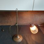 Tafellamp - Bureaulamp - Hengellamp - Koper, Messing, Glas thumbnail 2