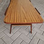 Vintage Salontafel Omkeerbaar Blad Teakhouten Salontafel thumbnail 17