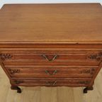 Vintage Queen Ann Ladekastje, Commode, Ladekast Badkamermeubel thumbnail 12
