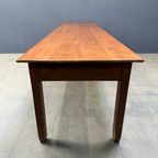 Grote Grenenhouten Kloostertafel Met Lades thumbnail 18