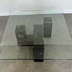 Vintage Modular Coffee Table Marble Glass Italy ‘70 thumbnail 9