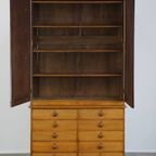 Prachtige Zeer Grote Engelse Victoriaanse Buffetkast/ Housekeeper Cupboard Met Lades En Legplanken thumbnail 3