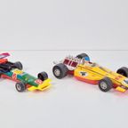Vintage Blik Speelgoed Joustra Formule 1 Rtx 6 Race Auto '70 thumbnail 2