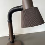 Vintage 80S Bureaulamp Buismodel Met Stoffen Kap thumbnail 7