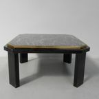 Fedam Salontafel , Hollywood Regency, Marmer In Stalen Frame thumbnail 10