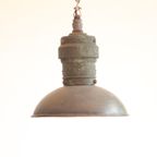 Industrial Copper Factory Lights, 1930S thumbnail 3