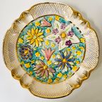 Vintage H. Bequet Schaal Barok Porselein Goud thumbnail 6