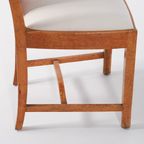 Pair Unique Burl Wood Chairs / Eetkamerstoel / Stoel From Nordiska Kompaniet thumbnail 7