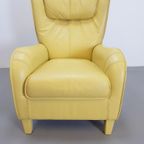 De Sede Fauteuil Geel Leer Lounge Chair '80 Swiss Desede thumbnail 2