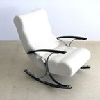 Vintage Schommelstoel | Art Deco | Rocking Chair | Deens thumbnail 20