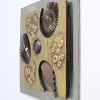 Brutalist Metal Wall Panel, 1970S thumbnail 12